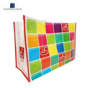 Sac fourre-tout réutilisable en RPET fabriqué à partir de matériaux PET recyclés, sac de shopping et de voyage avec logo personnalisé, vente en gros OEM - Product Image 2