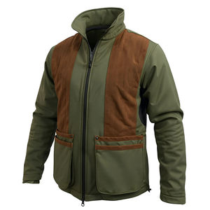 Chaqueta de Invierno Premium para Hombre, de Softshell, con Forro de Cuero Sintético, Transpirable, Impermeable, con Cierre, Estilo Formal, para Caza - Product Image 1