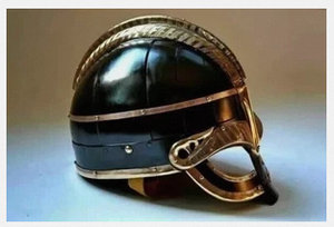Casco Vikingo de Metal Vintage para Decoración del Hogar, Casco de Caballero Medieval Redondo Pulido Hecho a Mano para Exhibición en Pared - Product Image 2