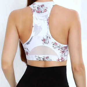 Sujetador Deportivo Ligero de Algodón Elástico para Gimnasio, Yoga, Entrenamiento de Alto Soporte, con Logotipo Personalizado - Product Image 2