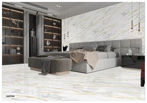 กระเบื้องพอร์ซเลนดีไซน์พรีเมียม ขนาด 60x120 ซม. 600x1200 มม. 24x48 นิ้ว ผิวเงา รูปแบบขนาดใหญ่ ทันสมัย สวยงาม เหมาะสำหรับโครงการหรูหรา - Product Image 3