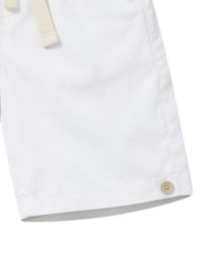 Customized Men White Sleeveless Tank Top And Shorts <b>Set</b> Casual Summer Cotton Outfit Contrast Trim Drawstring Two Piece <b>Set</b> - Product Image 6