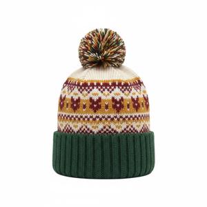 Bonnet d'hiver personnalisé en tricot jacquard, couleur unie, unisexe, chaud, style Rasta, pour homme, plage, affaires, 100% jacquard - Product Image 4