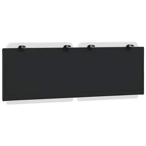 เบาะรองหัวเตียงหนังเทียมสีดำและสีขาว โฟมสองชั้น ตกแต่งและใช้เป็นหมอนอิง - Product Image 6