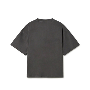 เสื้อยืดผู้ชายไซส์ใหญ่พิเศษ 150 กรัม ผ้าฝ้ายซาติน คอโอ ทรงหลวม พิมพ์ลายโลโก้ด้านหลัง สไตล์ลำลอง ทรงบ็อกซี่ รับผลิตตามแบบ - Product Image 4