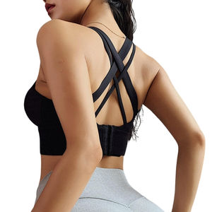 Nuevo Sujetador Deportivo con Logotipo Personalizado, Talla Grande, con Relleno, para Yoga, Transpirable, de Alta Calidad, Cómodo y con Soporte - Product Image 6