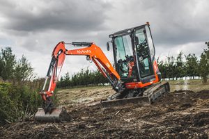Mini-excavatrice sur chenilles U27-4, poids opérationnel de 2,7 tonnes, avec moteur, vérins HYDAC, vannes Eaton, modèle 2023, facile à utiliser - Product Image 2