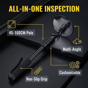 Espejo <span class=keywords><strong>de</strong></span> Inspección Portátil para Debajo del Vehículo y Techo WD-MI, Espejo <span class=keywords><strong>de</strong></span> <span class=keywords><strong>Seguridad</strong></span> con Mango Extensible <span class=keywords><strong>de</strong></span> 45-160 cm - Product Image 4