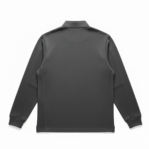 Camisa de Manga Larga para Hombre con Logotipo Personalizado, Tejido Floral, Algodón Piqué Transpirable, Corte Ajustado Informal, Impresión por Transferencia de Calor de Alta Calidad - Product Image 2