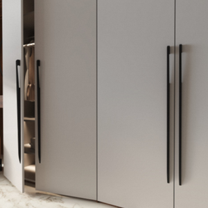 Modern Aluminium Cabinet Edge Profile Handle Surface Mounted Wardrobe Door Pull For <b>Bedroom</b> Living Room Home Furniture Fittings - Product Image 1