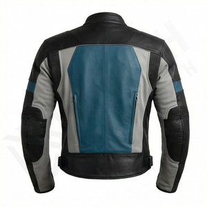 Chaqueta de Motociclista de Cuero Genuino para Hombre de la Mejor Calidad, Nueva Colección de Invierno, Chaquetas de Motocicleta con Protecciones Desmontables Personalizadas - Product Image 2