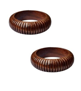 Bracelets en bois de Sheesham faits à la main de qualité supérieure, écologiques, design moderne pour femmes et filles, nouveaux charms spéciaux en laiton, naturels - Product Image 5