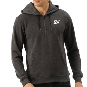 เสื้อฮู้ดดี้ผู้ชายแบบซิปครึ่งตัว OEM ขายดีที่สุด ราคาขายส่ง เสื้อฮู้ดดี้ผู้ชายแบบซิปครึ่งตัว 100% เสื้อฮู้ดดี้ผู้ชายแบบซิปครึ่งตัว - Product Image 1