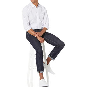 Chemise Formelle Homme à Manches Longues avec Logo Personnalisé, 100% Coton Respirant Sergé, Fournisseur en Gros - Product Image 1