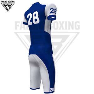 Camiseta y Pantalones Cortos de Fútbol Americano de Manga Corta en Verde y Amarillo, para Entrenamiento y Partidos, Tallas Grandes, Poliéster - Product Image 4
