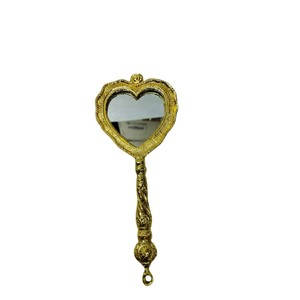 Ornate Gothic Baroque Rose Hand <b>Mirror</b> with Antique Silver Finish Handheld Vanity <b>Mirror</b> for Home Decor In Cheap Price - Product Image 2