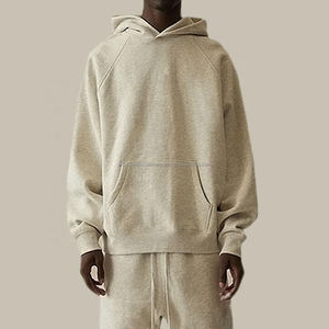 Sweat à capuche en éponge française 100% coton personnalisé du fabricant pour hommes brodé surdimensionné cordes à capuche hiver épais lourd numérique vierge - Product Image 2