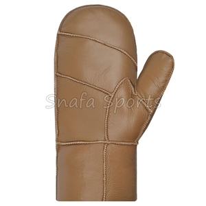Gants de ski professionnels en cuir de chèvre, doux, durables et respirants, pour l'hiver et les activités de plein air, fournis directement par l'usine. - Product Image 4