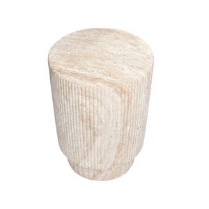 High Level Art Deco Style Stone Finish Side Accent <b>Table</b> Outdoor Garden Stone <b>Stool</b> Wholesale Price from Vietnam Factory - Product Image 2