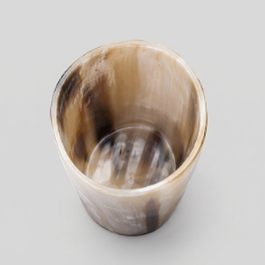 Vaso de Cuerno de Búfalo Natural Hecho a Mano de Primera Calidad, Ecológico, con Acabado Natural y Vetas Únicas para Decoración de Bares y Pubs, REHMAN CRAFT - Product Image 3