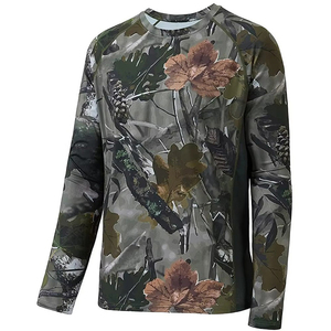 เสื้อยืดลายพรางสำหรับผู้ชาย แขนยาว ผ้า soft shell ระบายอากาศ ป้องกันรังสียูวี เหมาะสำหรับกิจกรรมกลางแจ้ง - Product Image 6