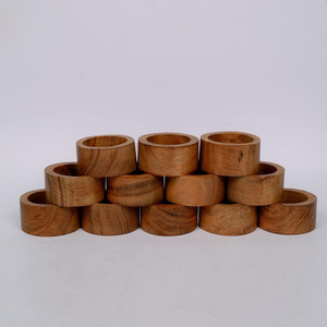 Sustainable Wood Napkin <b>Ring</b> Modern Rustic Luxury Customized Logo Accepted High Quality Custom Size Napkin Holder Traditional - Product Image 1
