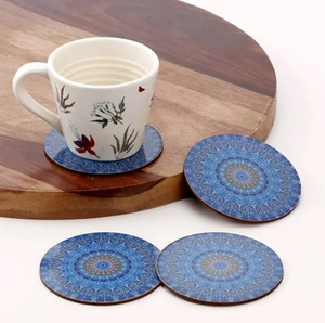 High Quality MDF Enamel Printed Coaster Table Decoration MDF Coasters Thickness Reusable Table <b>Mats</b> MDF Coaster - Product Image 2