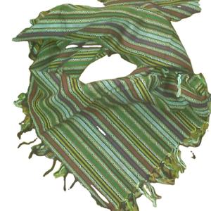 Ropa informal Exportación Calidad Hecho a mano Multicolor Diseñador Chica Bufanda Funky Moda Invierno Color verde Viscosa cuadrada larga - Product Image 1