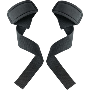 Cotton Nylon <b>Lifting</b> <b>Straps</b> Black Red Stripe Fitted Closure Adjustable Unisex Gym Weightlifting <b>Straps</b> <b>for</b> Sale - Product Image 5