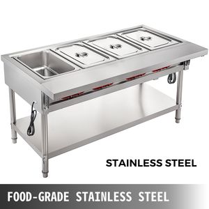 110V 2000W commerciale elettrico scaldavivande a baginaio Buffet bancone per servire a vapore 4 pentole 18 quarti/attrezzatura per riscaldare la padella - Product Image 2