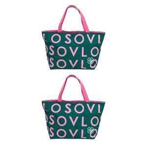 กระเป๋าผ้าฝ้ายอเนกประสงค์ KLM คุณภาพส่งออก แข็งแรง พับเก็บได้ ใช้ซ้ำได้ สำหรับช้อปปิ้ง ใช้ในชีวิตประจำวัน แฟชั่นรักษ์โลก เหมาะสำหรับห้องนั่งเล่น - Product Image 5