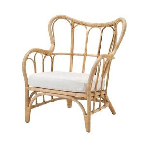 Silla de ratán tejida a mano para descanso, ideal para hoteles y cafeterías. Fabricante OEM de Vietnam. - Product Image 1