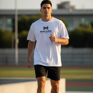 เสื้อยืดโอเวอร์ไซส์ดีไซน์ใหม่สำหรับฤดูร้อน ผู้ชาย พิมพ์ลายได้ตามต้องการ สตรีทแวร์ ผ้าฝ้าย 100% เนื้อหนา ทรงไหล่ตก ขายส่ง - Product Image 6