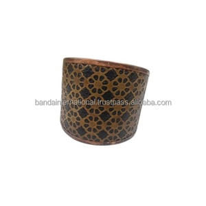 Artificial Jewellery With <b>Engraving</b> Design Bracelet for Woman Iron Materiel Woman Bracelet With Gold And Green Color Filling - Product Image 1