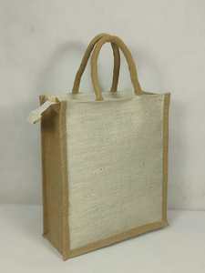 Sac fourre-tout en jute écologique avec motif d'arbre pour la Journée de la Terre, sac de transport réutilisable en toile de jute naturelle et durable - Product Image 2