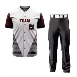 Ensemble uniforme de baseball vert et noir pour homme avec numéro 23, col en V, manches courtes, jersey et pantalon en polyester anti-humidité - Product Image 4