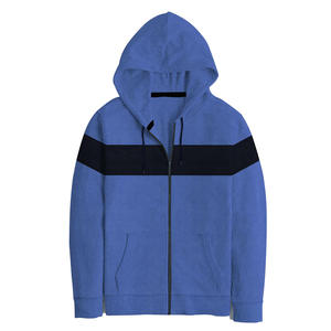 เสื้อฮู้ดซิปผู้ชาย ผ้าฝ้าย มีฮู้ด สกรีนโลโก้ได้ตามต้องการ - Product Image 6