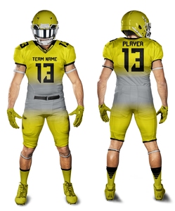 Uniformes de football américain personnalisables, 100% polyester, imprimés par transfert thermique, respirants, séchage rapide, coupe régulière, maillot d'équipe pour hommes - Product Image 6
