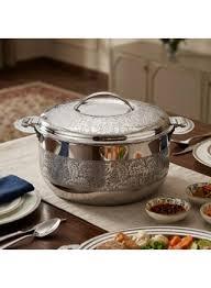 Casserole en acier inoxydable avec motif floral, forme ronde, durable, compatible gaz et induction, passe au lave-vaisselle - Product Image 6