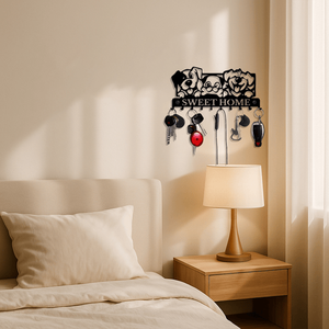 CIFbuy Set di ganci da parete gotici, appendiabiti vintage industriale regolabile per cucina, bagno, ingresso, camera da letto - Product Image 1