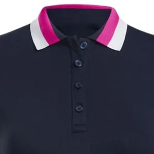 Women's Navy Golf Dress Short Sleeve Polo Style Sports Dress Comfortable Lightweight <b>Athletic</b> Wear for Golf Tennis Outdoor - Product Image 2