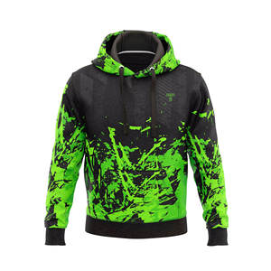 Vente en gros de sweats à capuche écologiques pour hommes Style vintage imprimé polyester épais respirant pour l'hiver OEM/ODM accepté - Product Image 1