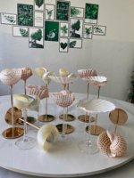 Copa de Vino Artesanal de Concha Marina, Decoración para el Hogar Inspirada en el Océano y Artículo de Regalo - Macy