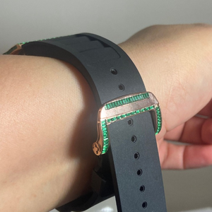 Reloj de Moissanita Personalizado de Alta Calidad con Incrustaciones de Diamantes VVS, Estilo Hip Hop, Regalo para Hombre - Product Image 2