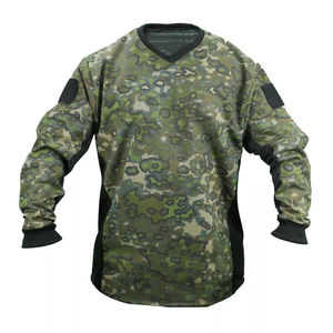 เสื้อเพนท์บอลสั่งทำขายส่งรุ่นใหม่ล่าสุดปี 2026 แห้งเร็ว ผลิตจากผ้าโพลีเอสเตอร์ตาข่าย 100% แบบครอปท็อปเรียบง่าย พิมพ์ลายแบบซับลิเมชั่น - Product Image 5