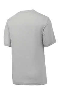 T-shirt en tricot gris clair personnalisé pour homme |   Haut de sport en polyester |   T-shirt d'entraînement athlétique respirant, à séchage rapide et respectueux de l'environnement - Product Image 5