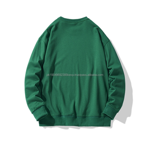 Pull à capuche à manches longues uni Eco Sweatshirt élégant à épaules tombantes Heavy Man Hoodies - Product Image 6