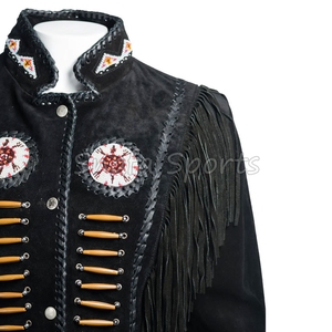 ขายตรงจากโรงงาน แจ็คเก็ตหนังผู้หญิงแบบใหม่ ทรงเข้ารูป สำหรับฤดูใบไม้ร่วงและฤดูหนาว คุณภาพสูง สไตล์คาวเกิร์ลตะวันตก ระบายอากาศได้ดี - Product Image 4