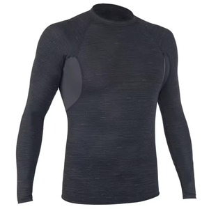 Camiseta de Natación Personalizada para Hombre, Azul, Manga Larga, Sublimada, de Secado Rápido, Poliéster, Talla Adulto - Product Image 6