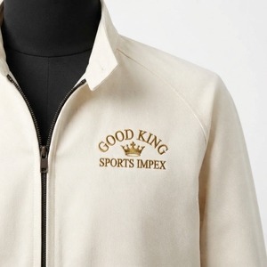 Veste Homme Personnalisée Légère Tissée Hiver Sportive Col Montant Logo Avant à Capuche Respirante Zippée - Product Image 6